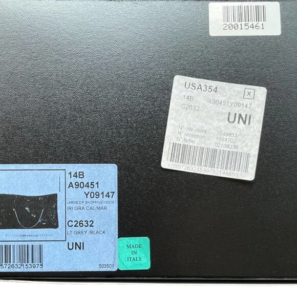 Chanel Large Quilted Shopper Tote Handbag Light Gray - Picture 7 of 12